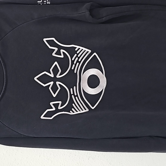 Mcqueen And The Violet Fog Sweatshirt Black Embroidered Wiz Khalifa Size XL - Picture 2 of 9